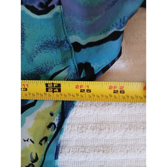 Biya Rated R By Johnny Was Cover Up Tunic Dress OS Blue Sea Life Starfish Boho - Picture 12 of 16